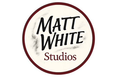 Matt White Studios logo 300x300 pixels with transparent background